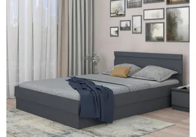 Кровать Хилтон 1,6м графит