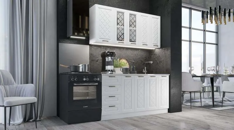 Готовая кухня Агава МДФ 1,6м Акация